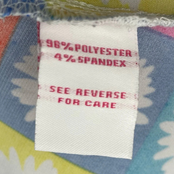 Ivy Lane Daisy Print Sleeveless Hi Low Shift Dress Size Small Hippie Retro 70’s - Picture 6 of 8